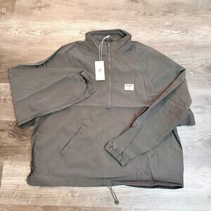 Staple Pigeon 1/2 Zip Streetwear Light Windbreaker Jacket Black Size L